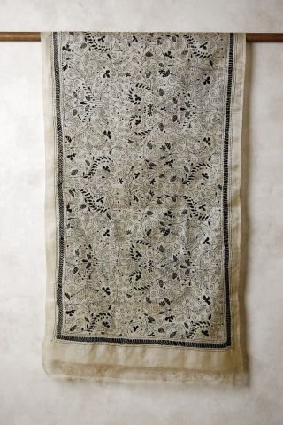 インドのカンタ刺繍のストール - アジアの布専門店ウィージャ インドのカンタ刺繍のストール - アジアの布専門店ウィージャ
